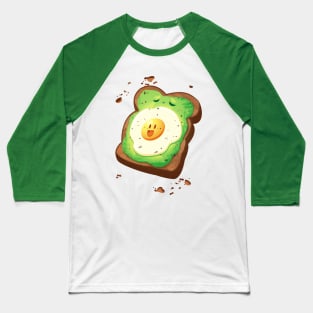 Tasty Eggy Avocado Toast Baseball T-Shirt